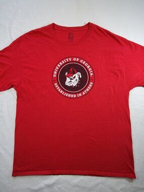 University of Georgia Bulldogs Red Graphic‎ Tee by ProEdge XL